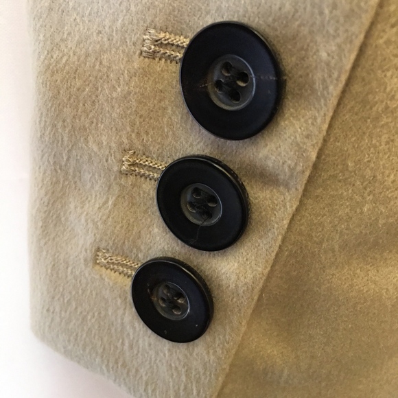 Escada Beige Cashmere Blend Blazer 8 M - Picture 6 of 7